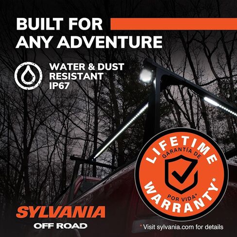 SYLVANIA - Slim 40 Inch LED Light Bar - Lifetime Limited Warranty - Combo Light 12400 Raw Lumens, Compact Design, Off Road Driving Work Light, Truck, Car, Boat, ATV, UTV, SUV, 4x4 (1 PC) in Saudi Arabia