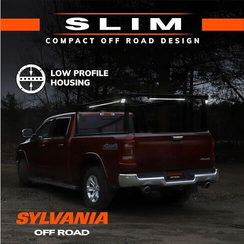 SYLVANIA - Slim 40 Inch LED Light Bar - Lifetime Limited Warranty - Combo Light 12400 Raw Lumens, Compact Design, Off Road Driving Work Light, Truck, Car, Boat, ATV, UTV, SUV, 4x4 (1 PC) in Saudi Arabia