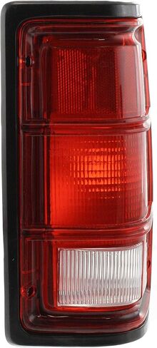 مجموعة مصابيح خلفية Garage-Pro لـ 1988-1993 Dodge W250/D250/D150/D350/Ramcharger جانب الركاب للسائق، عدسات شفافة وحمراء، مصابيح خلفية in Saudi Arabia