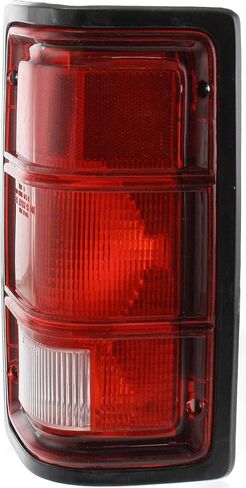 مجموعة مصابيح خلفية Garage-Pro لـ 1988-1993 Dodge W250/D250/D150/D350/Ramcharger جانب الركاب للسائق، عدسات شفافة وحمراء، مصابيح خلفية in Saudi Arabia