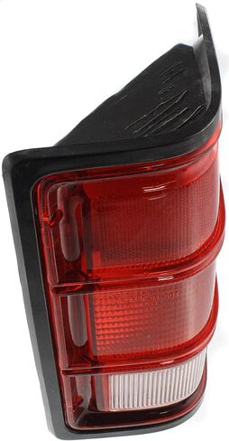 مجموعة مصابيح خلفية Garage-Pro لـ 1988-1993 Dodge W250/D250/D150/D350/Ramcharger جانب الركاب للسائق، عدسات شفافة وحمراء، مصابيح خلفية in Saudi Arabia