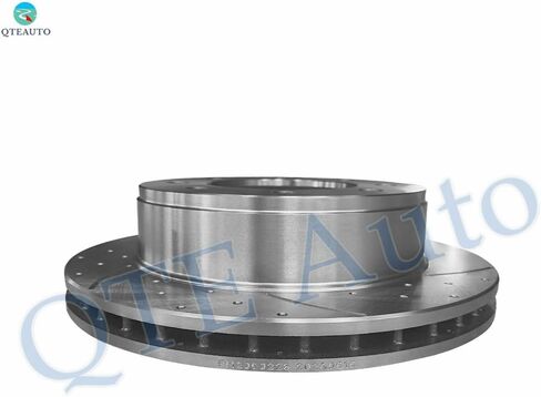 PM Auto Set of 12 Front 331mm-Rear 330mm Drilled Slotted Brake Disc Rotors-Ceramic Brake Pad Kit Replacement For 2005-2008 Chevrolet Express 2500 in Saudi Arabia