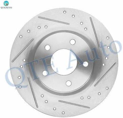 PM Auto Front Drilled Slotted Brake Disc Rotors 294mm Fits For 2007-2017 Jeep Patriot in Saudi Arabia