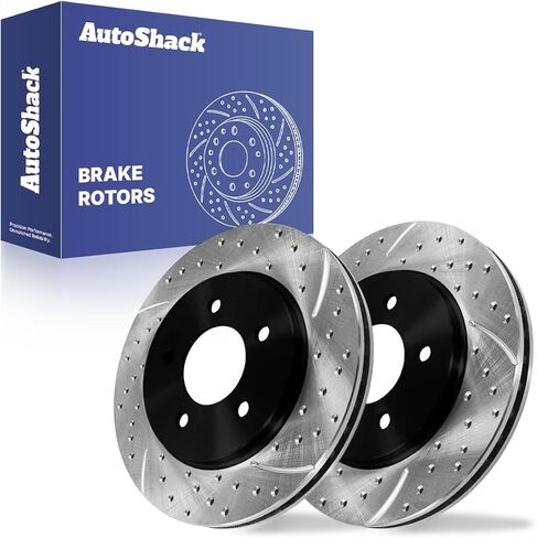 AutoShack 11.06" (281 mm) Front Vented Brake Rotors Replacement for 2001-2007 Dodge Grand Caravan 2001-2007 Chrysler Town & Country 2001-2007 Dodge Caravan 2003 Chrysler Voyager 2-PC Set in Saudi Arabia