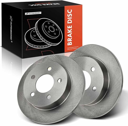 A-Premium 10.51 inch (267mm) Rear Solid Disc Brake Rotors Compatible with Select Ford Models - Mustang 1994-2004 3.8L 3.9L 4.6L 5.0L, Fit Base or GT Model Only, 2-PC Set in Saudi Arabia