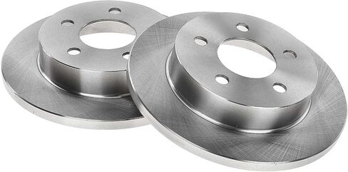 A-Premium 10.51 inch (267mm) Rear Solid Disc Brake Rotors Compatible with Select Ford Models - Mustang 1994-2004 3.8L 3.9L 4.6L 5.0L, Fit Base or GT Model Only, 2-PC Set in Saudi Arabia