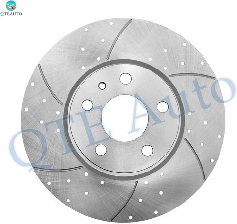 PM Auto Front 300mm Drilled Slotted Brake Disc Rotors Replacement For 2013-2020 Ford Fusion in Saudi Arabia