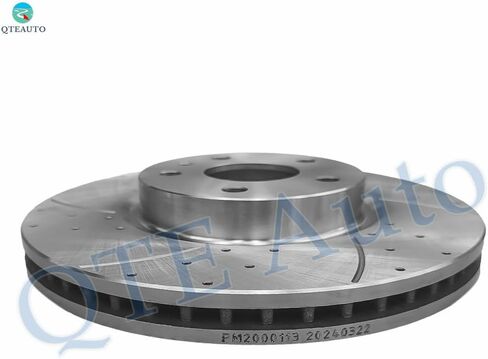 PM Auto Front 300mm Drilled Slotted Brake Disc Rotors Replacement For 2013-2020 Ford Fusion in Saudi Arabia