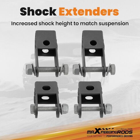 maXpeedingrods 1-3" Front & 2" Rear Leveling Lift Kit for 2000-2006 Chevy Avalanche Tahoe Suburban Yukon Escalade 6-Lug Truck, with Front Rear Shock Extenders in Saudi Arabia