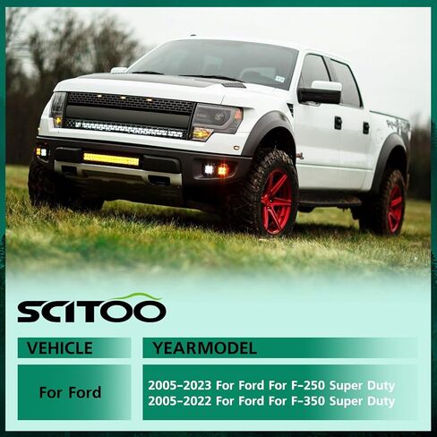 طقم تسوية الرفع الأمامي مقاس 3.5 بوصة من SCITOO مناسب لسيارات Ford for F-250 Super Duty 2005-2023 لـ F-350 Super Duty 2005-2023-ارتفاع الرفع لا يساوي السُمك الفعلي، فاصل زنبركي ملفوف قطعتين in Saudi Arabia