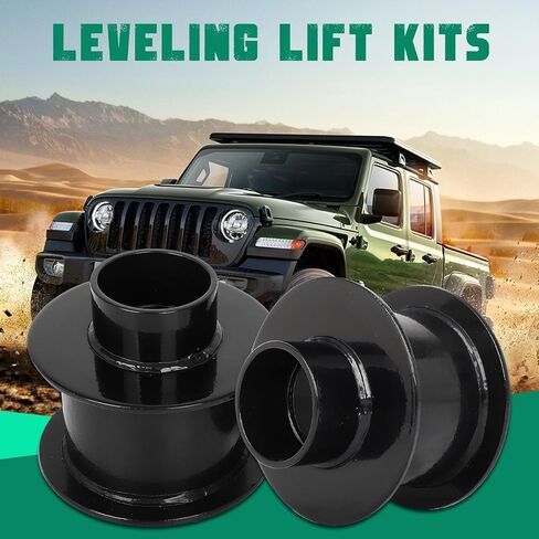 طقم تسوية الرفع الأمامي مقاس 3.5 بوصة من SCITOO مناسب لسيارات Ford for F-250 Super Duty 2005-2023 لـ F-350 Super Duty 2005-2023-ارتفاع الرفع لا يساوي السُمك الفعلي، فاصل زنبركي ملفوف قطعتين in Saudi Arabia