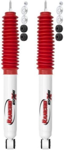 RS5000X Series Set of Front & Rear Shocks fits 1987 1995 Wrangler with 2.5" Lift - Improved Handling and Stability - Includes TrendsAuto Decal in Saudi Arabia