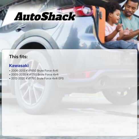AutoShack Rear ATV Axle Shaft Assembly Replacement for 2005-2020 Kawasaki KVF750 Brute Force 4x4i 2012-2020 Kawasaki KVF750 Brute Force 4x4i EPS 2-PC in Saudi Arabia