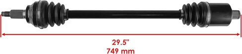 Caltric 2x Rear CV Axle Stock Length Compatible with Polaris RZR XP 1000 2019 2020 2021 in Saudi Arabia