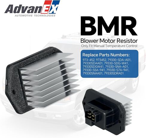 79330SDAA01 HVAC Front Blower Motor Resistor Control Module Compatible with Acura RDX/TSX Honda Accord/Civic/Crosstour/CR-V/Element/Odyssey/Pilot/Insight Replace 79330SDGW41 79330SNAA01 973452 in Saudi Arabia