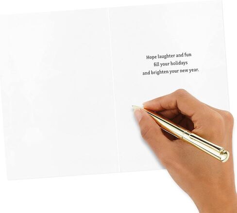 Hallmark Boxed Christmas Cards Assortment, Rustic Happy Holidays (4 Designs, 16 Cards and Envelopes) in Saudi Arabia
