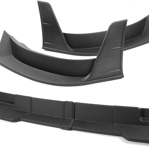 Matte Black ABS Front Bumper Lip Body kit, Compatible with 2013-2018 Ram 1500/2019-2024 Ram 1500 Classic, STP-Style Splitter Trim Protection Spoiler, 6PCS in Saudi Arabia