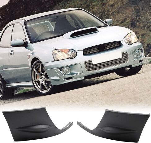 Front Bumper Lip Compatible with 2004-2005 Subaru Impreza WRX, STI Style PU Black Front Lip Spoiler Splitter by IKON MOTORSPORTS in Saudi Arabia