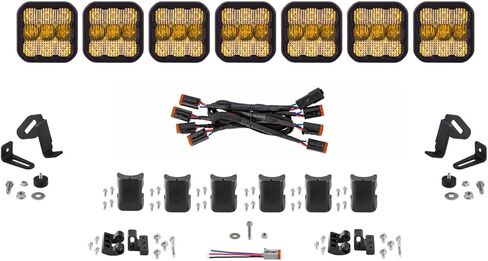 Diode Dynamics SS5 CrossLink 7-Pod LED Light Bar (one), Sport White Combo in Saudi Arabia