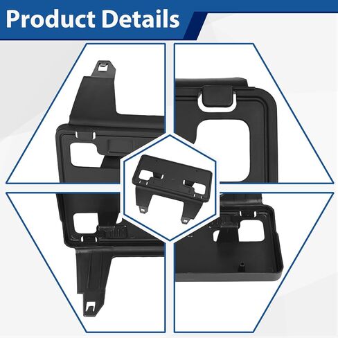 Front License Plate Bracket Frame Holder with Bolts Compatible with Ford F-250 F-350 F-450 Super Duty 2023 2024 2025 PC3Z-17A385-AA FO1068203 in Saudi Arabia