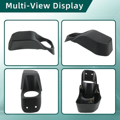 AUTOKAY Steel Bumper Pair Front LH & RH Fog Light Lamp Cover Fit for Wrangler Jeep 13 14 15 16 17 Replace 68231962AA 68231963AA in Saudi Arabia