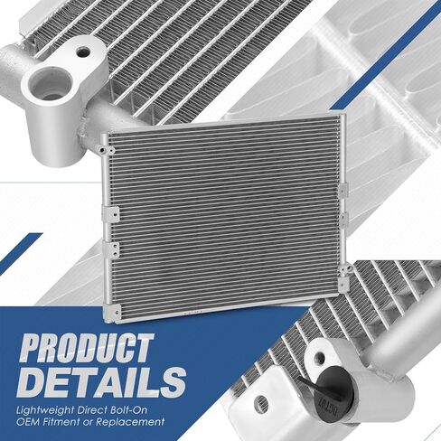 Auto Dynasty Air Conditioning A/C Condenser Compatible with 1996-2002 Toyota 4Runner, Aluminum AC Condenser Replacement DPI 4744, TO3030154 in Saudi Arabia