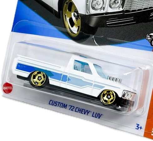 HotWheels Custom '72 Chevy LUV, White and Blue, Die-Cast Model Car in Saudi Arabia