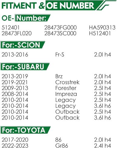 Set of 2 Rear Wheel Bearing and Hub Assembly with 5-Lug Fit for:-Toyota 86 2017-2020, for:-Subaru Outback Legacy 2010-2014, Forester 2009-2013, Impreza 2008-2014 for:-Scion FR-S OE# 512401 in Saudi Arabia
