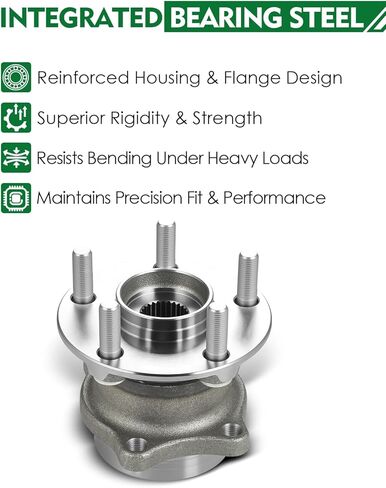 Set of 2 Rear Wheel Bearing and Hub Assembly with 5-Lug Fit for:-Toyota 86 2017-2020, for:-Subaru Outback Legacy 2010-2014, Forester 2009-2013, Impreza 2008-2014 for:-Scion FR-S OE# 512401 in Saudi Arabia