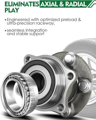 Set of 2 Rear Wheel Bearing and Hub Assembly with 5-Lug Fit for:-Toyota 86 2017-2020, for:-Subaru Outback Legacy 2010-2014, Forester 2009-2013, Impreza 2008-2014 for:-Scion FR-S OE# 512401 in Saudi Arabia