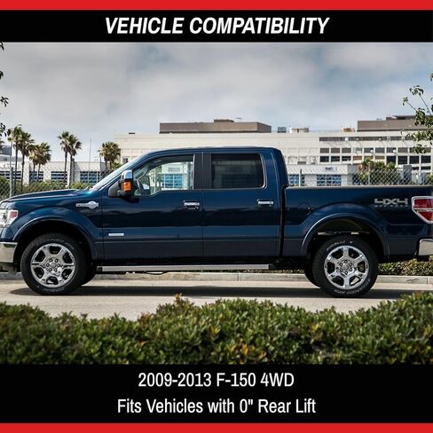 Pair of Rancho RS5000X Rear Shocks fits 2009 2013 F150 4WD with 0" Rear Lift | Improves Handling & Performance | Reduces Fade | Includes TrendsAuto Decal in Saudi Arabia