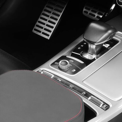 غطاء مقبض ناقل الحركة من سبائك الألومنيوم من YOUTOOCAR متوافق مع ملحقات Kia Stinger 2018–2023 (أحمر) in Saudi Arabia