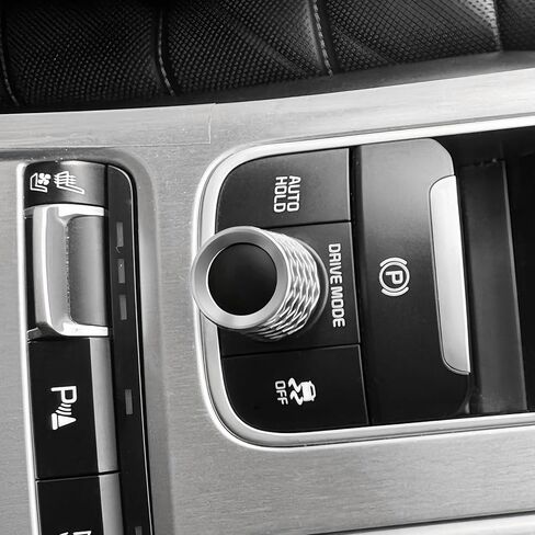 غطاء مقبض ناقل الحركة من سبائك الألومنيوم من YOUTOOCAR متوافق مع ملحقات Kia Stinger 2018–2023 (أحمر) in Saudi Arabia
