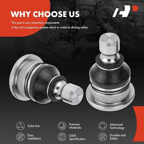 A-Premium 2 x Front Lower Ball Joint, Compatible with Nissan Rogue 2008-2018, Murano 2003-2007, Quest 2004-2009 in Saudi Arabia