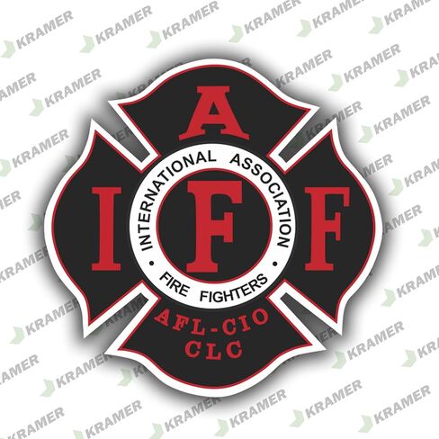 IFF رجال الاطفاء ملصق لسيارة ملصق حائط من الفينيل‏ نافذة شاحنة سيارة ملصقات للسيارة متعددة الأشكال دراجة نارية 4" in Saudi Arabia