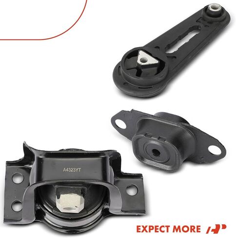A-Premium Engine Motor, Transmission and Torque Strut Mount Kit Compatible with Nissan Versa 2007-2012, Cube 2009-2014, 1.8L, Automatic Transmission, 3-PC Set, Replace# 11360EL00A, 11360ED000 in Saudi Arabia