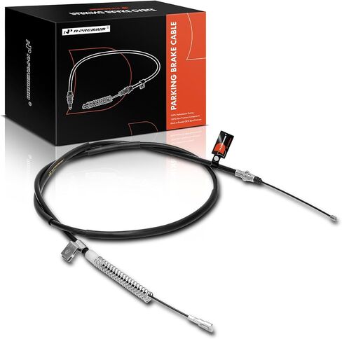 A-Premium Rear Driver Side Parking Brake Cable Assembly Compatible with Chevrolet and GMC Models: Silverado 1500 2015-2018, 1500 LD 2019, Sierra 1500 2015-2018, 1500 Limited 2019 - Replace# 23481121 in Saudi Arabia