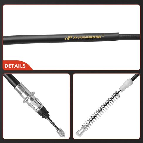 A-Premium Rear Driver Side Parking Brake Cable Assembly Compatible with Chevrolet and GMC Models: Silverado 1500 2015-2018, 1500 LD 2019, Sierra 1500 2015-2018, 1500 Limited 2019 - Replace# 23481121 in Saudi Arabia