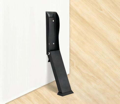 Door Stoppers,Kickdown Door Stopper for Bottom of Door,Easy Pedal Kick Down Door Holder,No Drilling Door Stop (White-1pack) in Saudi Arabia