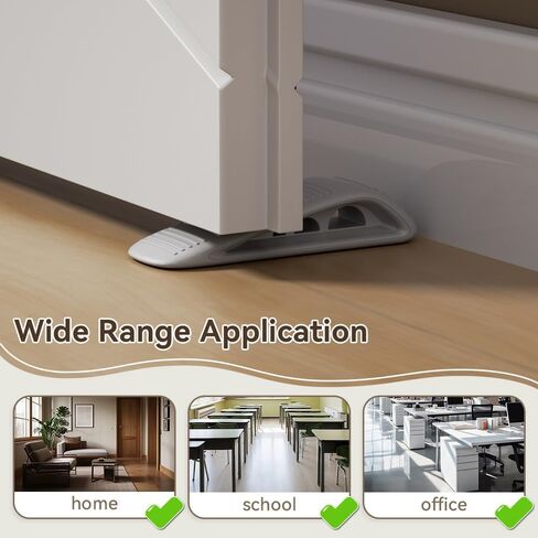1 Pack Door Stopper,Finger Pinch Guard & Door Stop,Easy to Install & no Tools Need（Grey） in Saudi Arabia