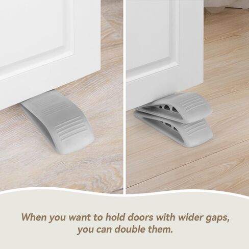1 Pack Door Stopper,Finger Pinch Guard & Door Stop,Easy to Install & no Tools Need（Grey） in Saudi Arabia