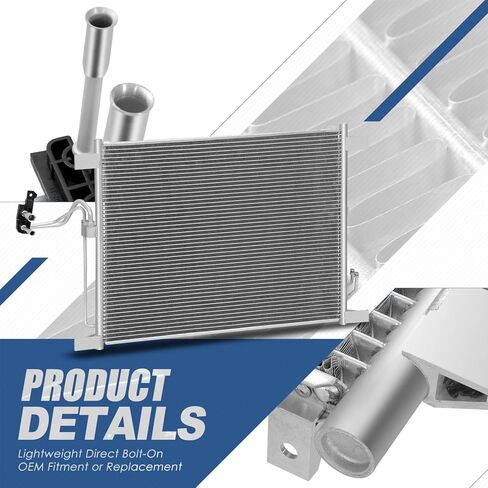 Auto Dynasty Air Conditioning A/C Condenser Compatible with 2008-2017 Infiniti EX35 EX37 FX35 FX37 QX50 QX70, Aluminum AC Condenser Replacement DPI 3772, IN3030161 in Saudi Arabia