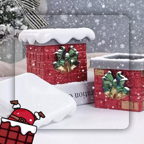 قالب راتنج جرة الثلج مع غطاء، قوالب راتنجات الايبوكسي لعيد الميلاد من السيليكون لصندوق التخزين، حامل الشموع، حاوية المجوهرات in Kuwait