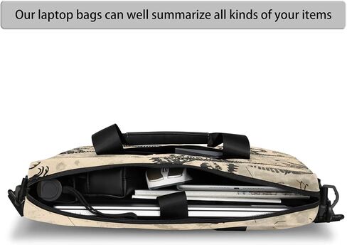 Cool Dinosaur Skeleton Laptop Bag 15.6 Inch Waterproof Laptop Sleeve Case with Shoulder Straps Computer Case Cover Slim Briefcase for Men and Women in Saudi Arabia