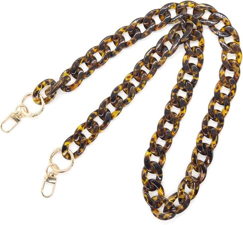 Long Keeper Acrylic Purse Strap Women Replacement Bag Chain Chunky Chain Straps for Handbag Clutch Shoulder Bags DIY Crafts in Saudi Arabia