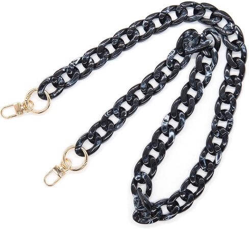 Long Keeper Acrylic Purse Strap Women Replacement Bag Chain Chunky Chain Straps for Handbag Clutch Shoulder Bags DIY Crafts in Saudi Arabia