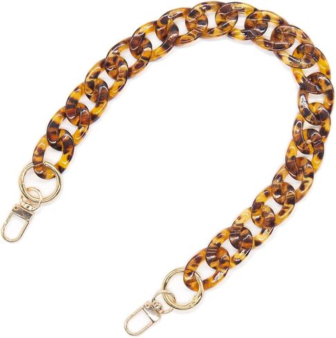 Long Keeper Acrylic Purse Strap Women Replacement Bag Chain Chunky Chain Straps for Handbag Clutch Shoulder Bags DIY Crafts in Saudi Arabia