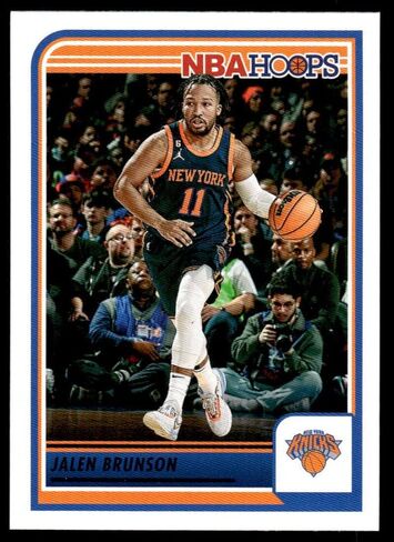 2023-24 Panini Hoops #65 Jalen Brunson NM-MT New York Knicks Basketball Trading Card in Saudi Arabia