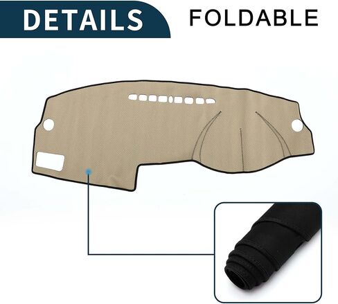Dash Cover for Ford Fusion Non-Slip Dash Cover Mat | Front Dash Cover Mat Black 1Pcs in Saudi Arabia