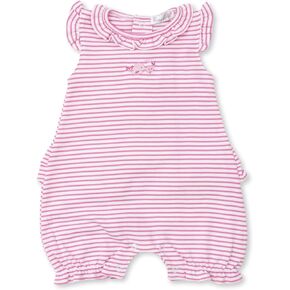 Kissy Kissy Baby-Girls Infant Whale Wishes Stripe Short Playsuit